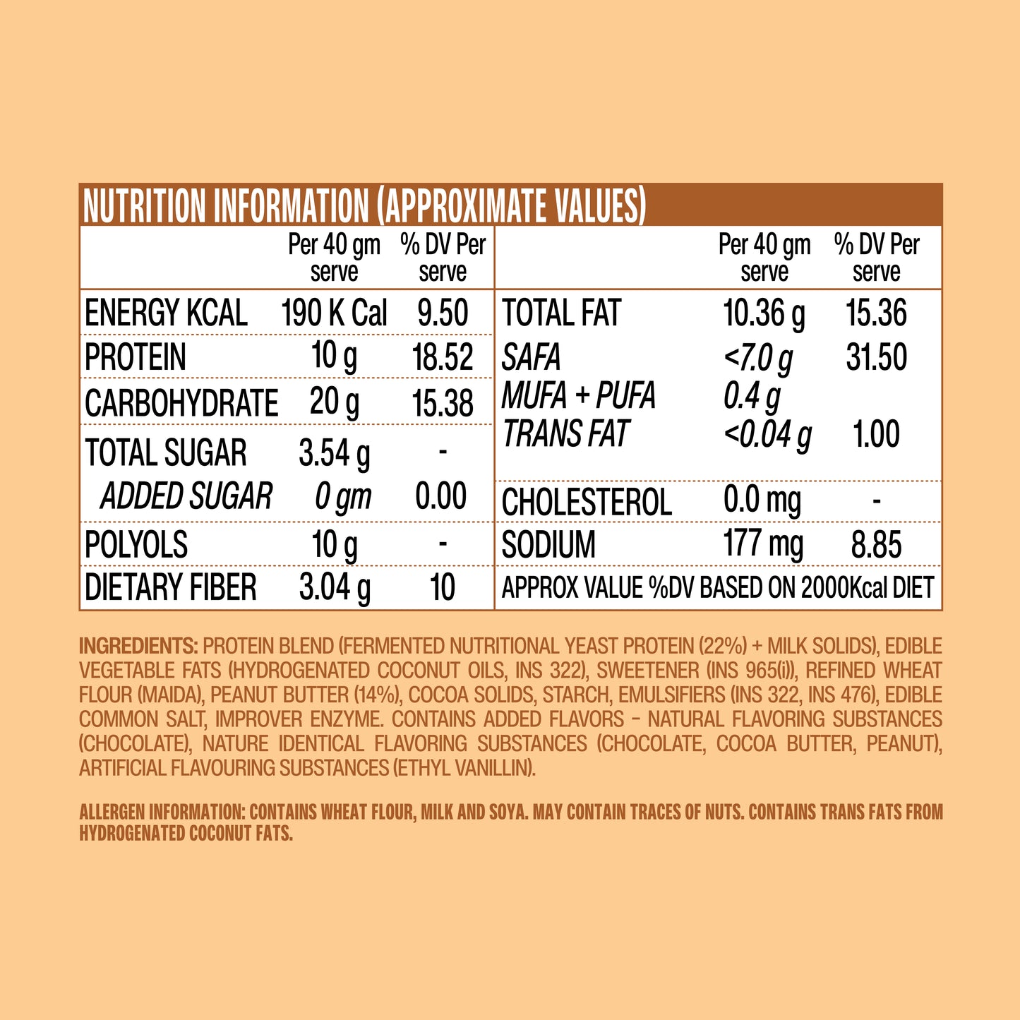 Chocolate & Choco Peanut Butter Combo - Pack of 10 each