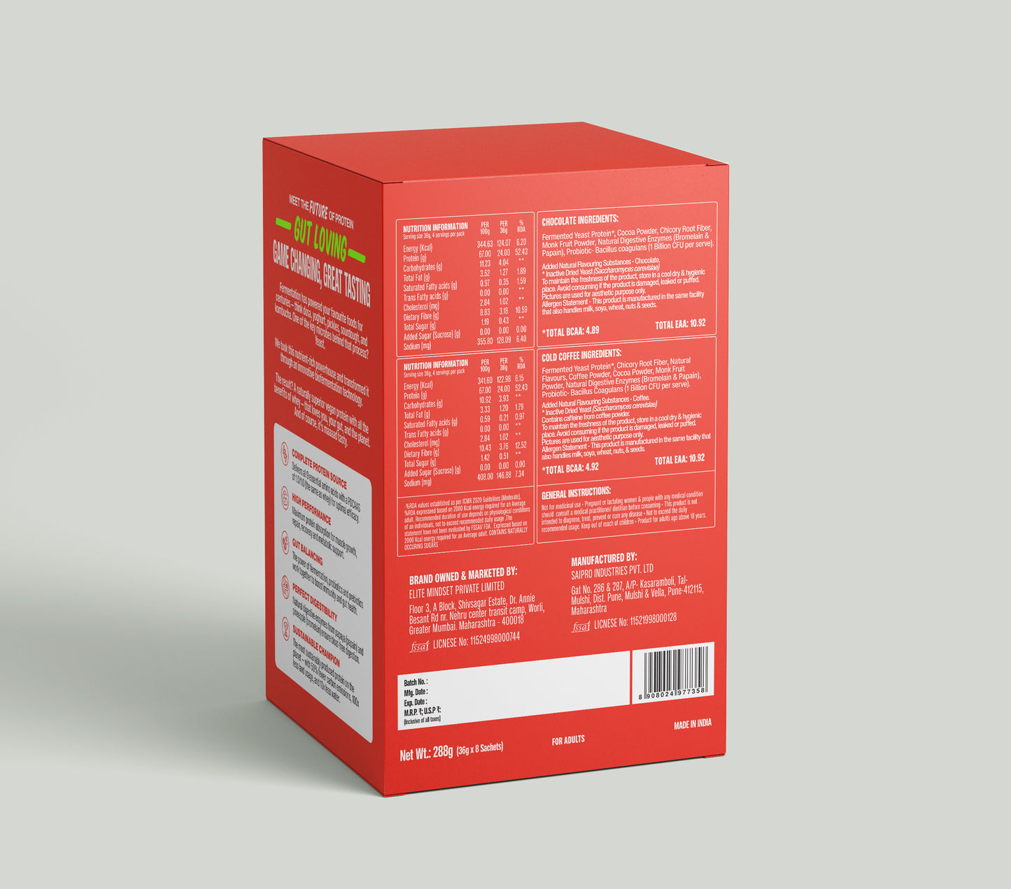 Chocolate & Cold Coffee Assorted - Pack of 8 Sachets