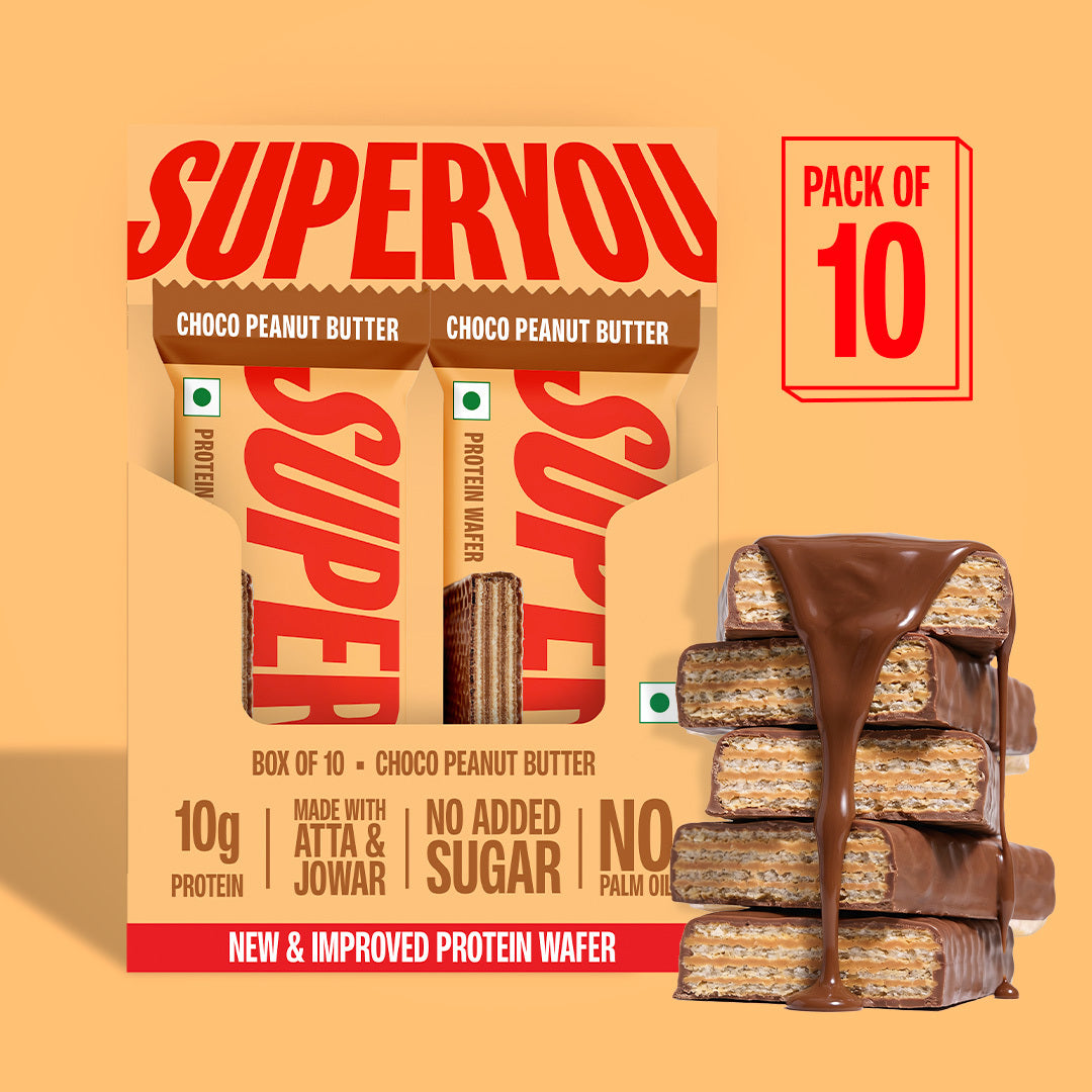 Choco Peanut Butter Protein Wafer — Pack of 10