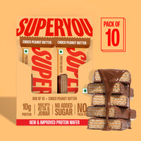 Choco Peanut Butter Protein Wafer — Pack of 10