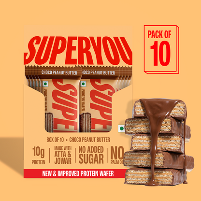 Choco Peanut Butter Protein Wafer — Pack of 10