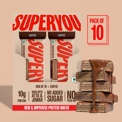 Coffee Protein Wafer - Pack of 10