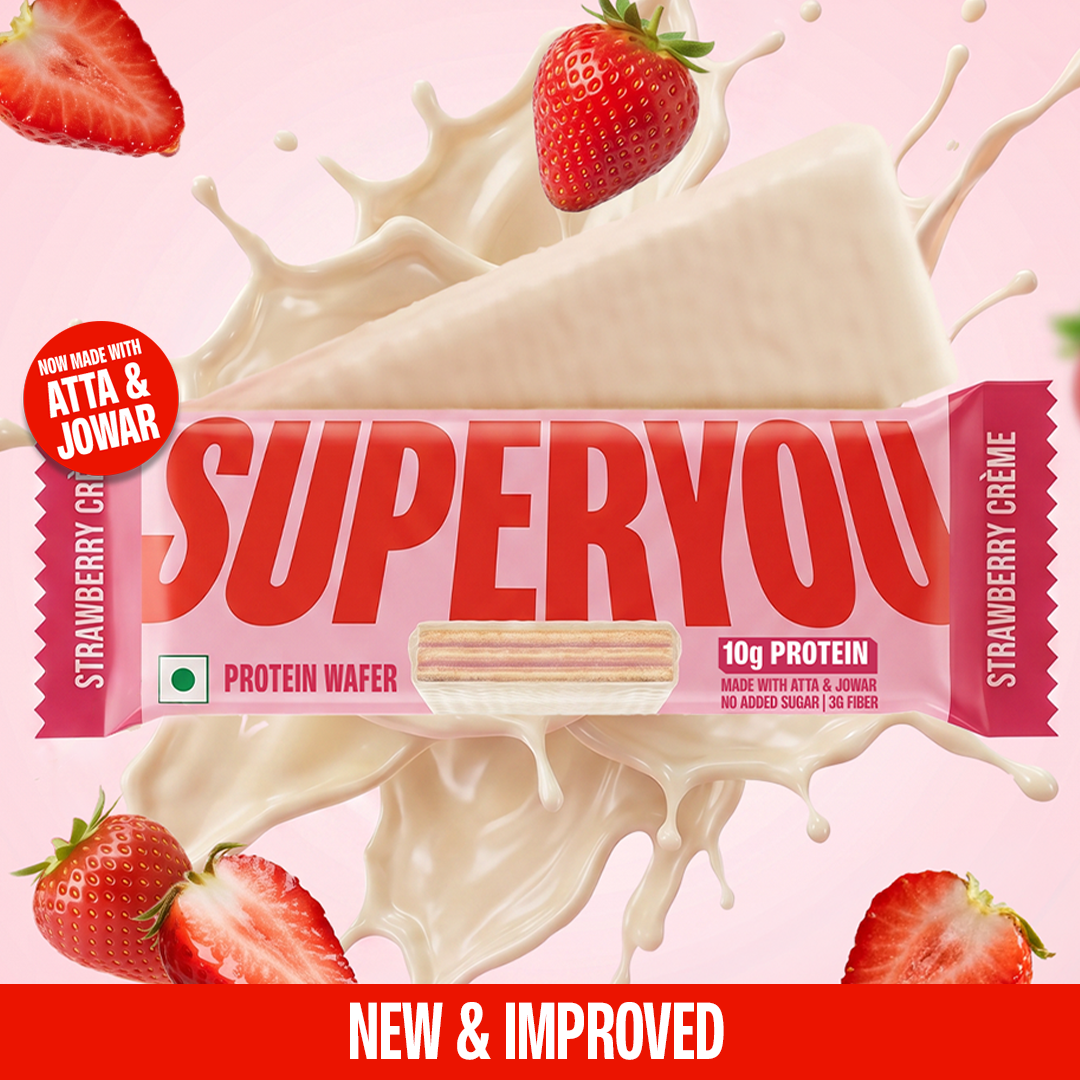 Strawberry Crème Protein Wafer — Pack of 10
