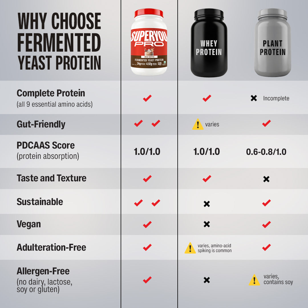 Cold Coffee Fermented Yeast Protein - 1Kg Jar