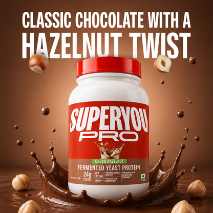 Choco Hazelnut Fermented Yeast Protein - 1Kg Jar
