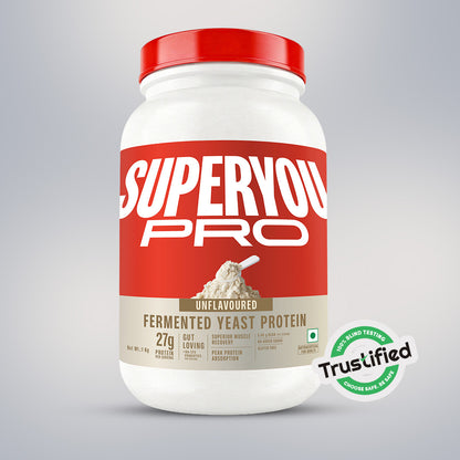 Unflavoured Fermented Yeast Protein - 1Kg Jar
