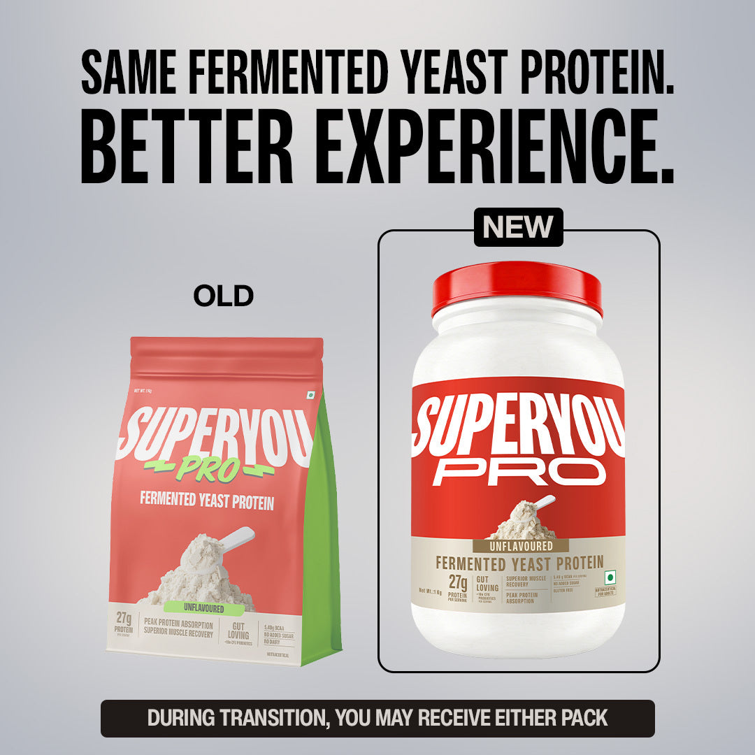 Unflavoured Fermented Yeast Protein - 1Kg Jar