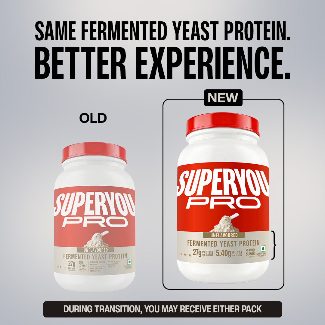 Unflavoured Fermented Yeast Protein - 1Kg Jar