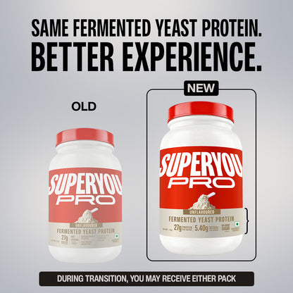 Unflavoured Fermented Yeast Protein - 1Kg Jar
