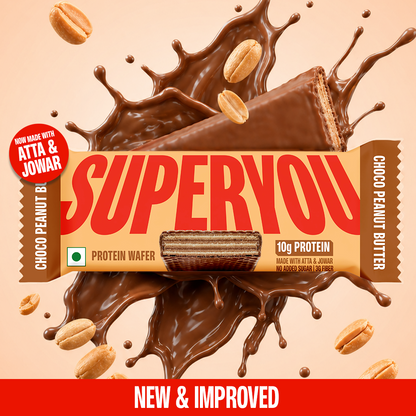 Choco Peanut Butter Protein Wafer — Pack of 10