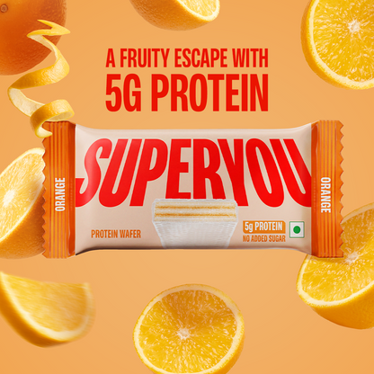 5g Orange Mini Protein Wafer - Pack of 10 X 2