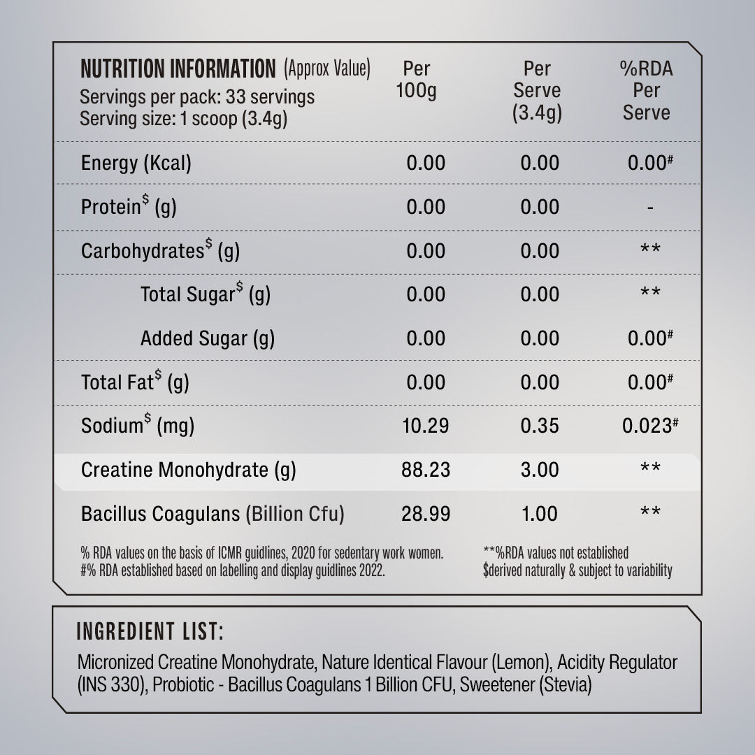 Creatine Monohydrate - Orange