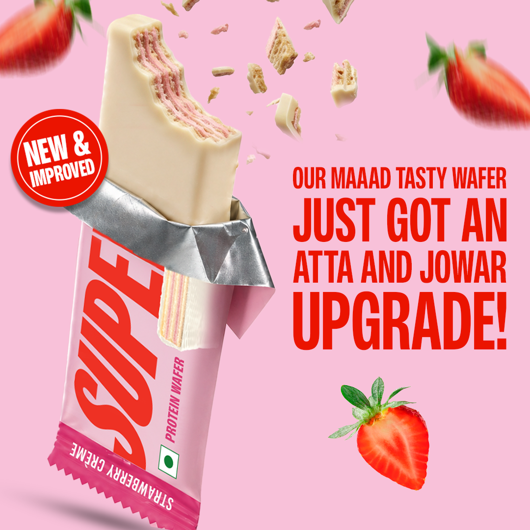 Strawberry Crème Protein Wafer — Pack of 10