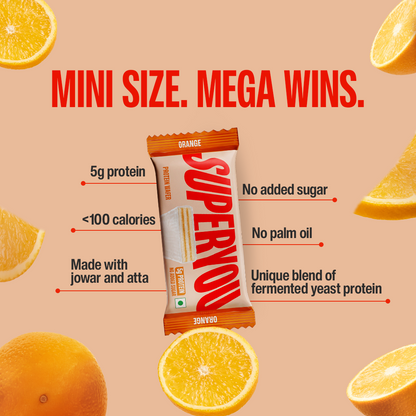 5g Orange Mini Protein Wafer - Pack of 10 X 2