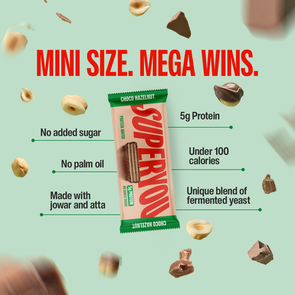 5g Choco Hazelnut Mini Protein Wafer - Pack of 10