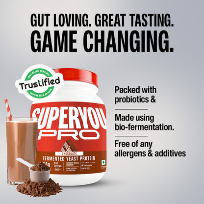 Chocolate Fermented Yeast Protein - 500g Jar