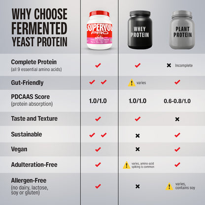 Strawberry Fermented Yeast Protein - 500g Jar