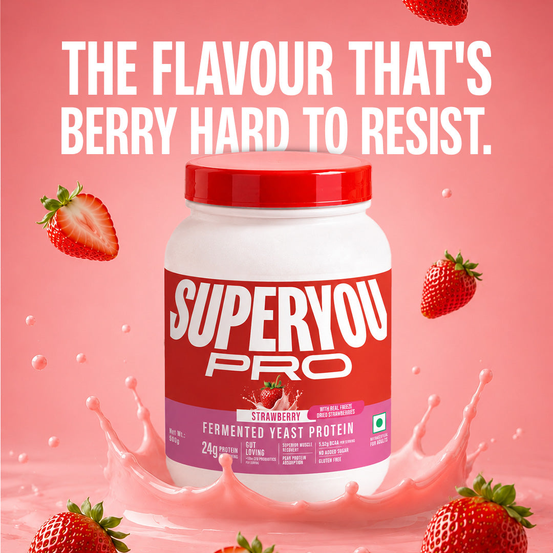 Strawberry Fermented Yeast Protein - 500g Jar