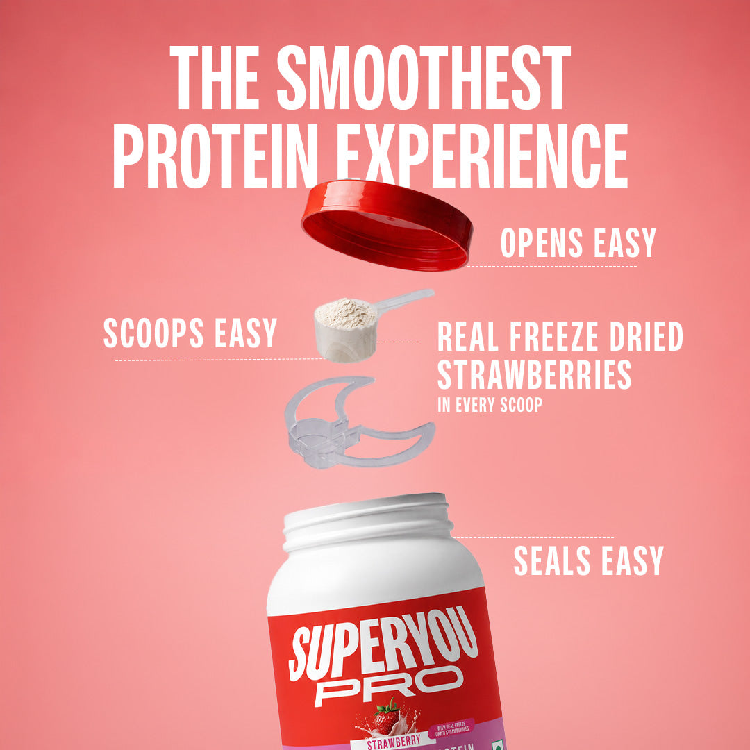 Strawberry Fermented Yeast Protein - 500g Jar