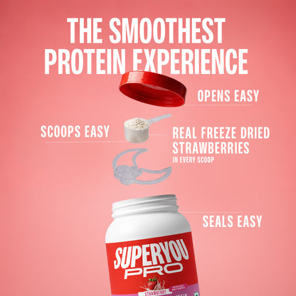 Strawberry Fermented Yeast Protein - 500g Jar