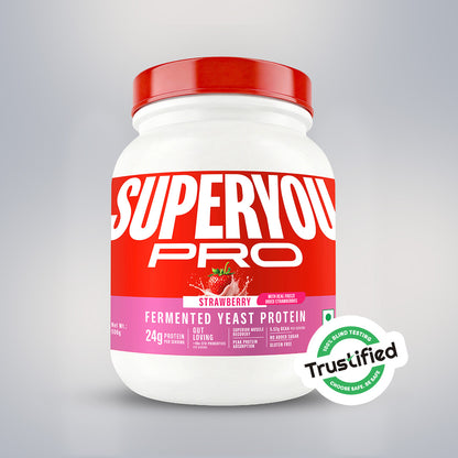 Strawberry Fermented Yeast Protein - 500g Jar