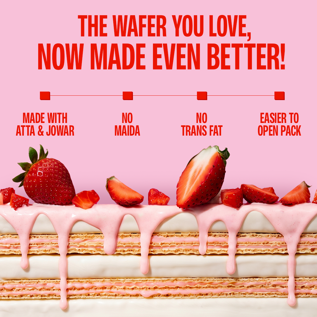 Strawberry Crème Protein Wafer — Pack of 10