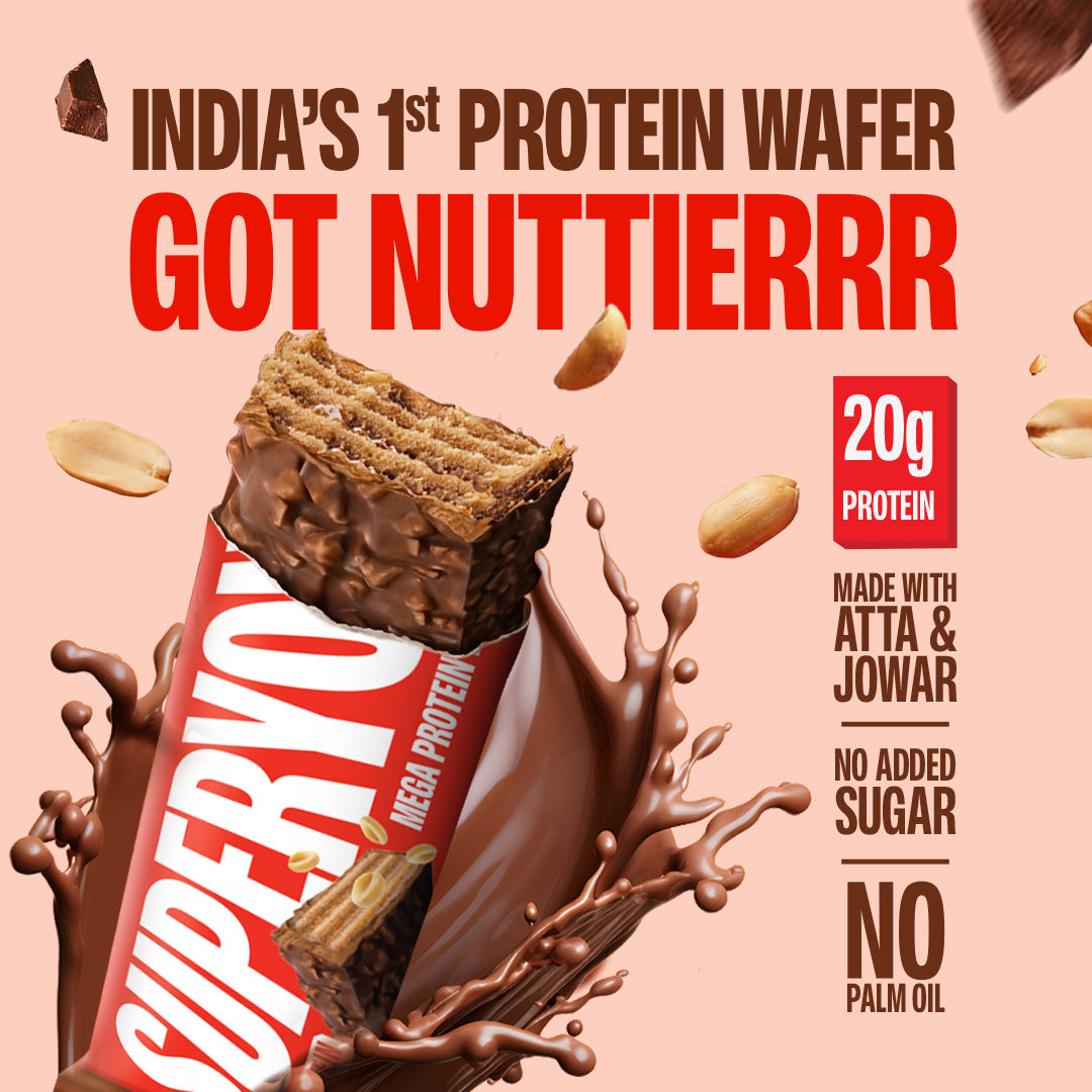 20g Mega Protein Wafer - Pack of 6