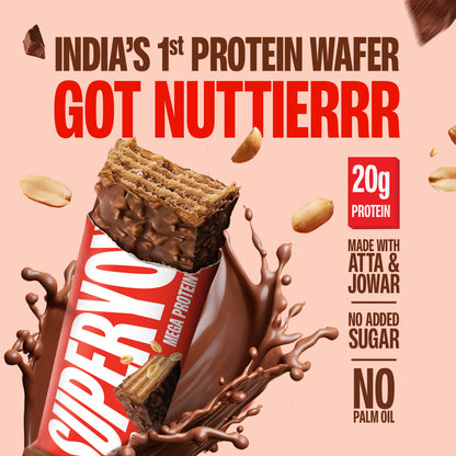 20g Mega Protein Wafer - Pack of 6