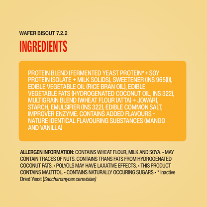 5g Mango Mini Protein Wafer - Pack of 10