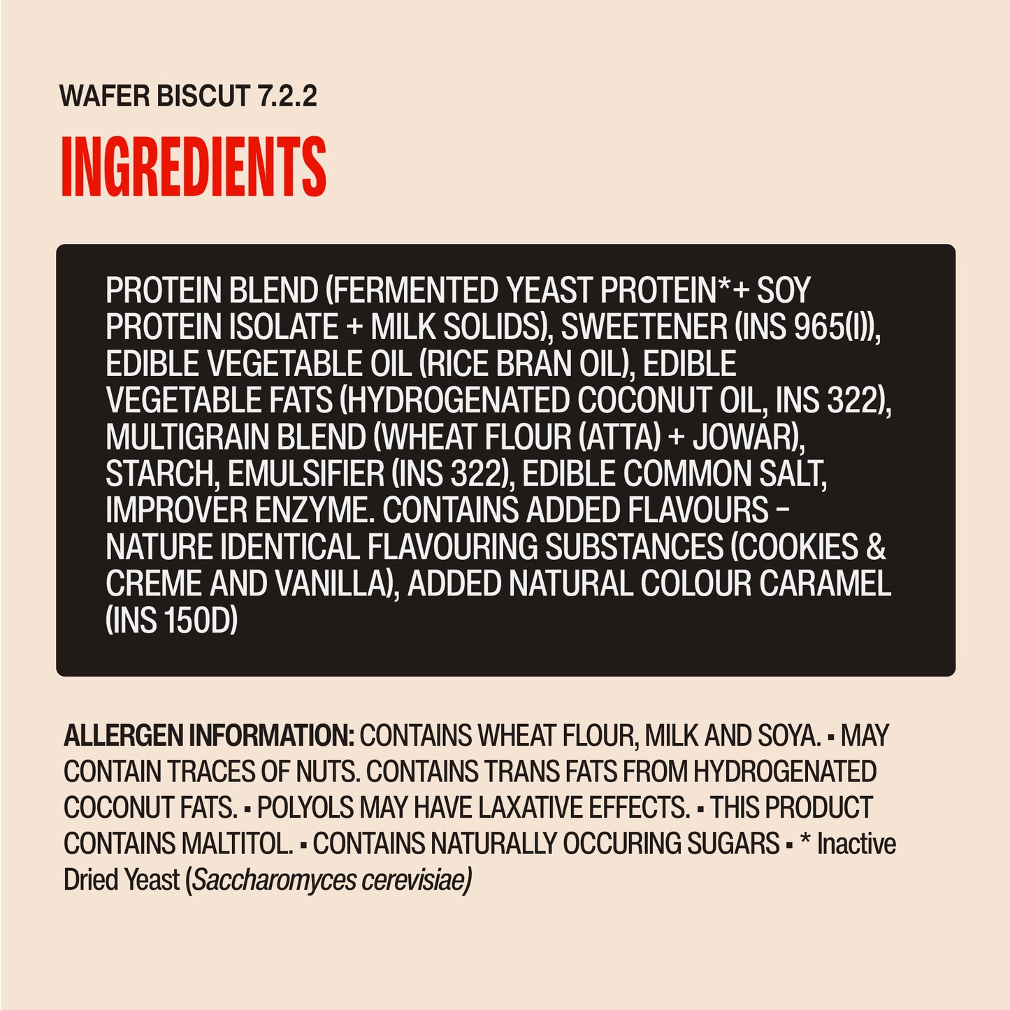 Cookies & Cream Protein Wafers - Pack of 10