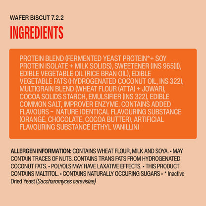 Orange Protein Wafer - Pack of 10