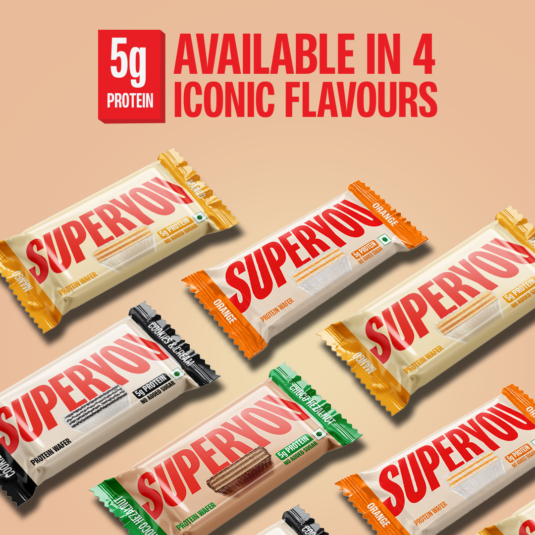 5g Orange Mini Protein Wafer - Pack of 10 X 2