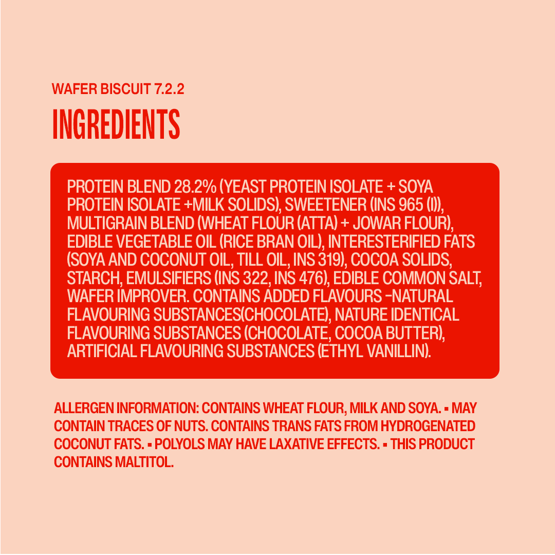 Chocolate Protein Wafer - Pack of 10