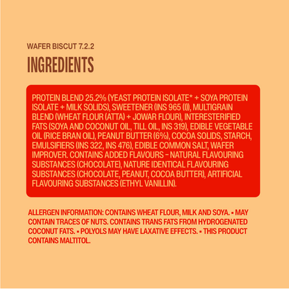 Choco Peanut Butter Protein Wafer — Pack of 10