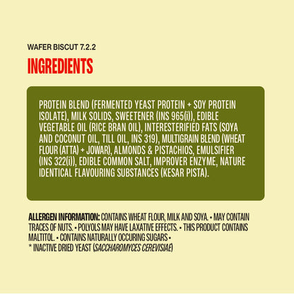 20g MEGA Protein Wafer - Kesar Pista Badam