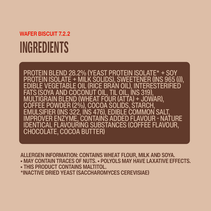 Coffee Protein Wafer - Pack of 10