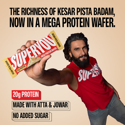 SuperYou Rakhi Protein Snack Pack with Ranveer Singh & protein wafers
