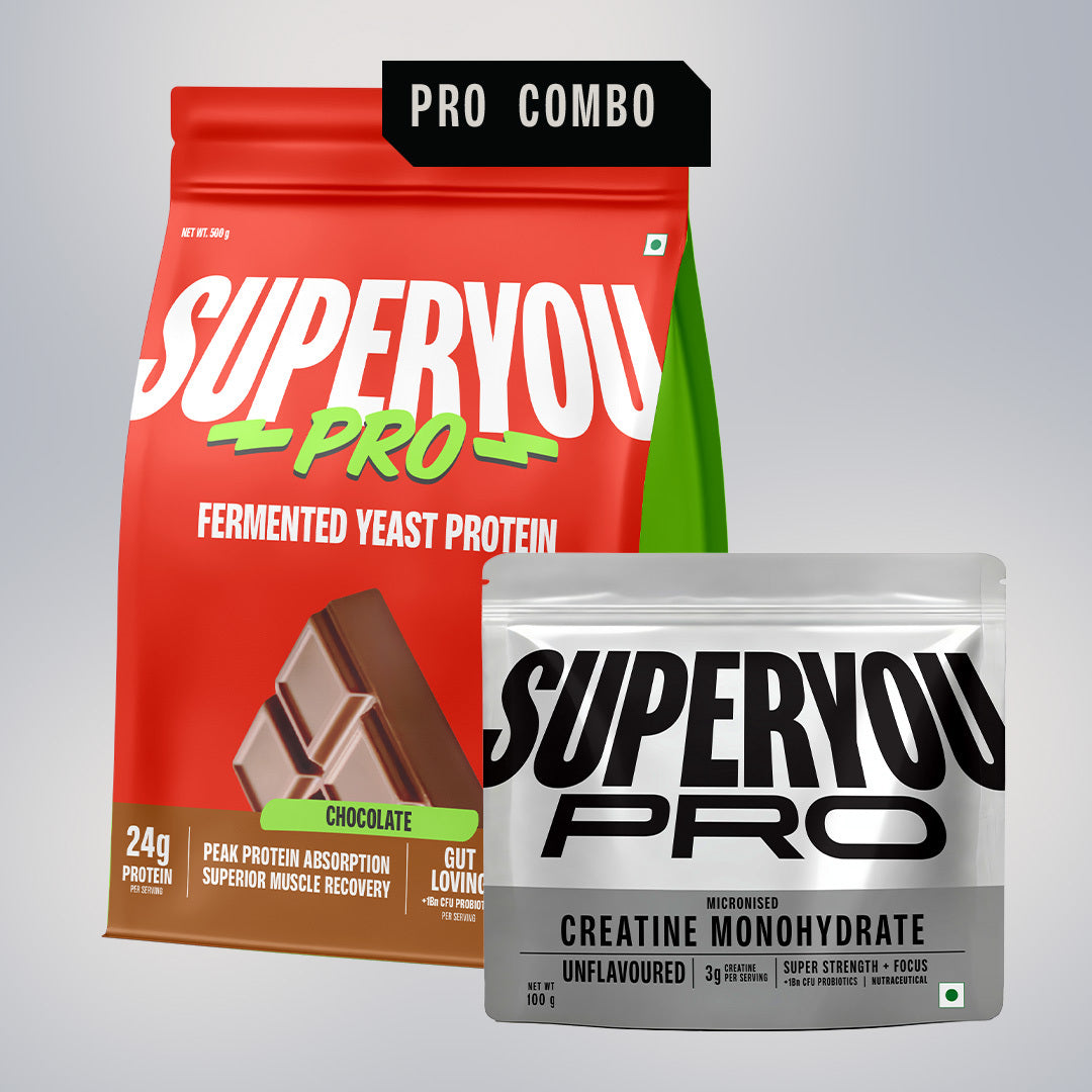 Chocolate Fermented Yeast Protein 1Kg + Creatine Monohydrate Combo