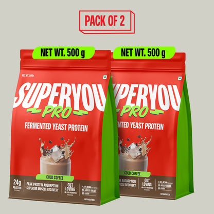 Cold Coffee Fermented Yeast Protein - 500g X 2