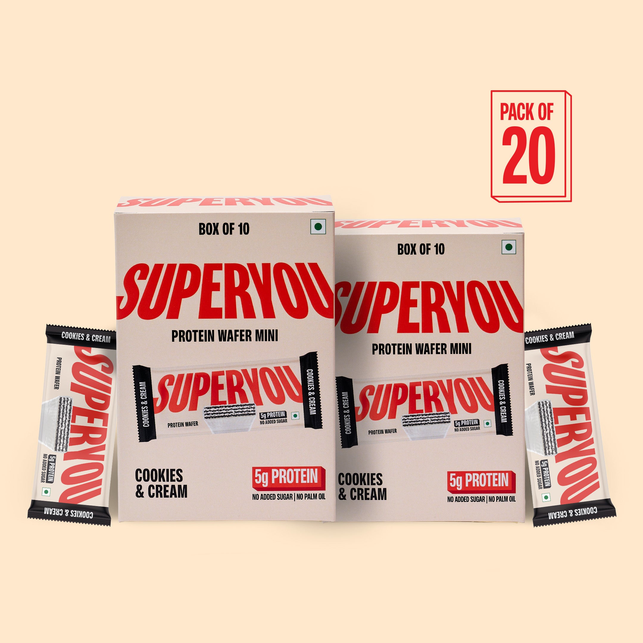 Cookies and Cream Mini - Pack of 20