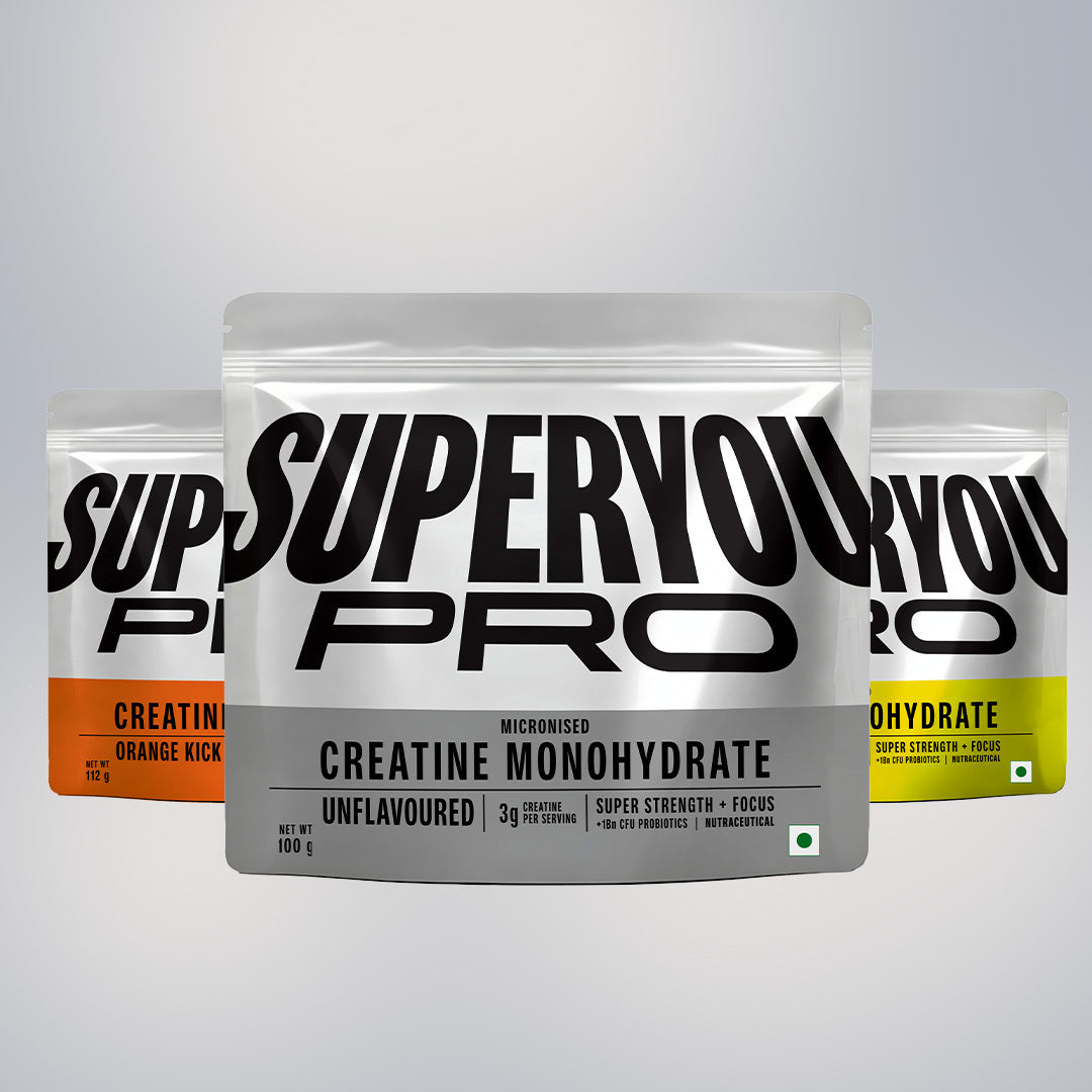Creatine Monohydrate Pack of 3 Combo