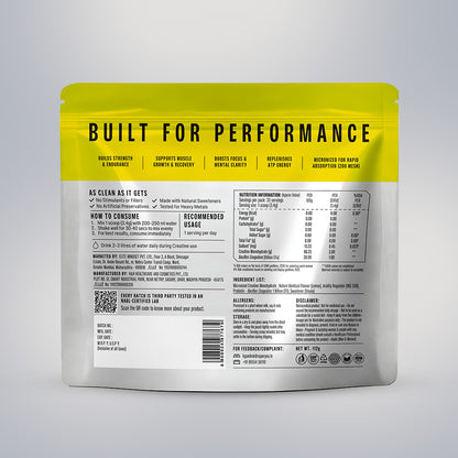 Creatine Monohydrate 112g - Zesty Lemon