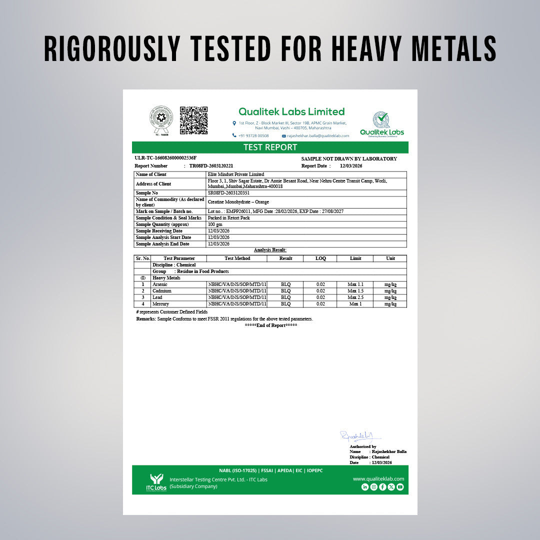 Creatine Monohydrate 112g - Orange Kick