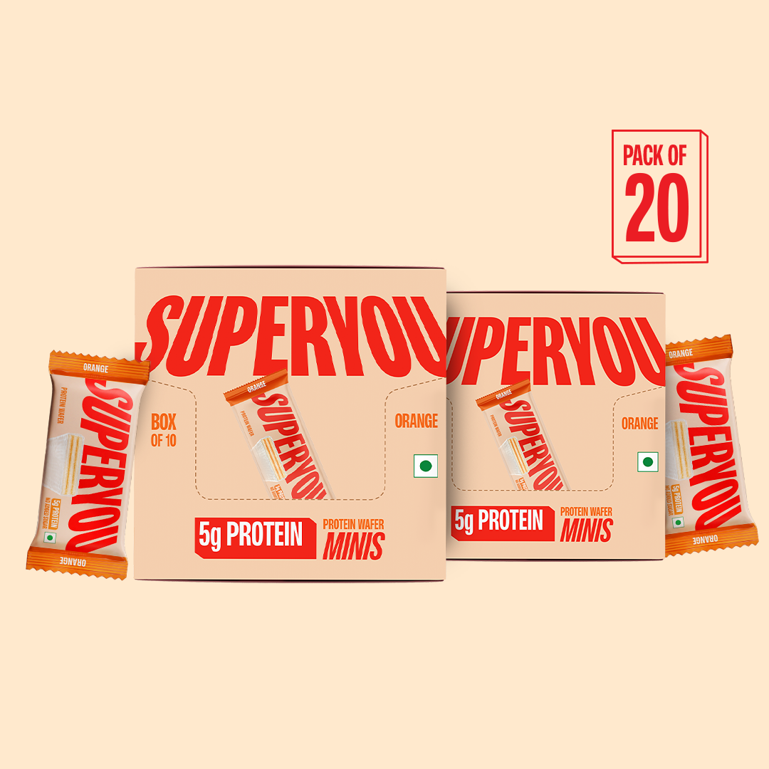 5g Orange Mini Protein Wafer - Pack of 10 X 2