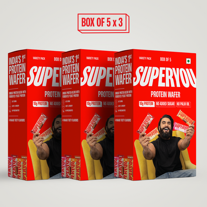 Protein Wafers - Variety Pack of 15