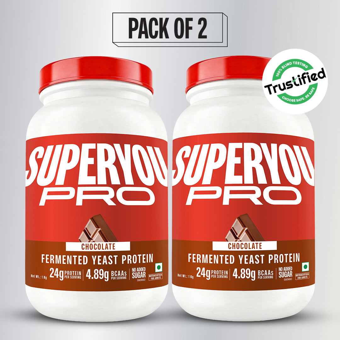 Chocolate Fermented Yeast Protein - 1Kg Jar X 2