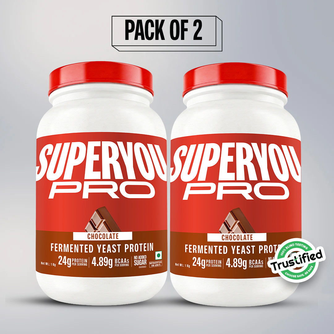 Chocolate Fermented Yeast Protein - 1Kg Jar X 2