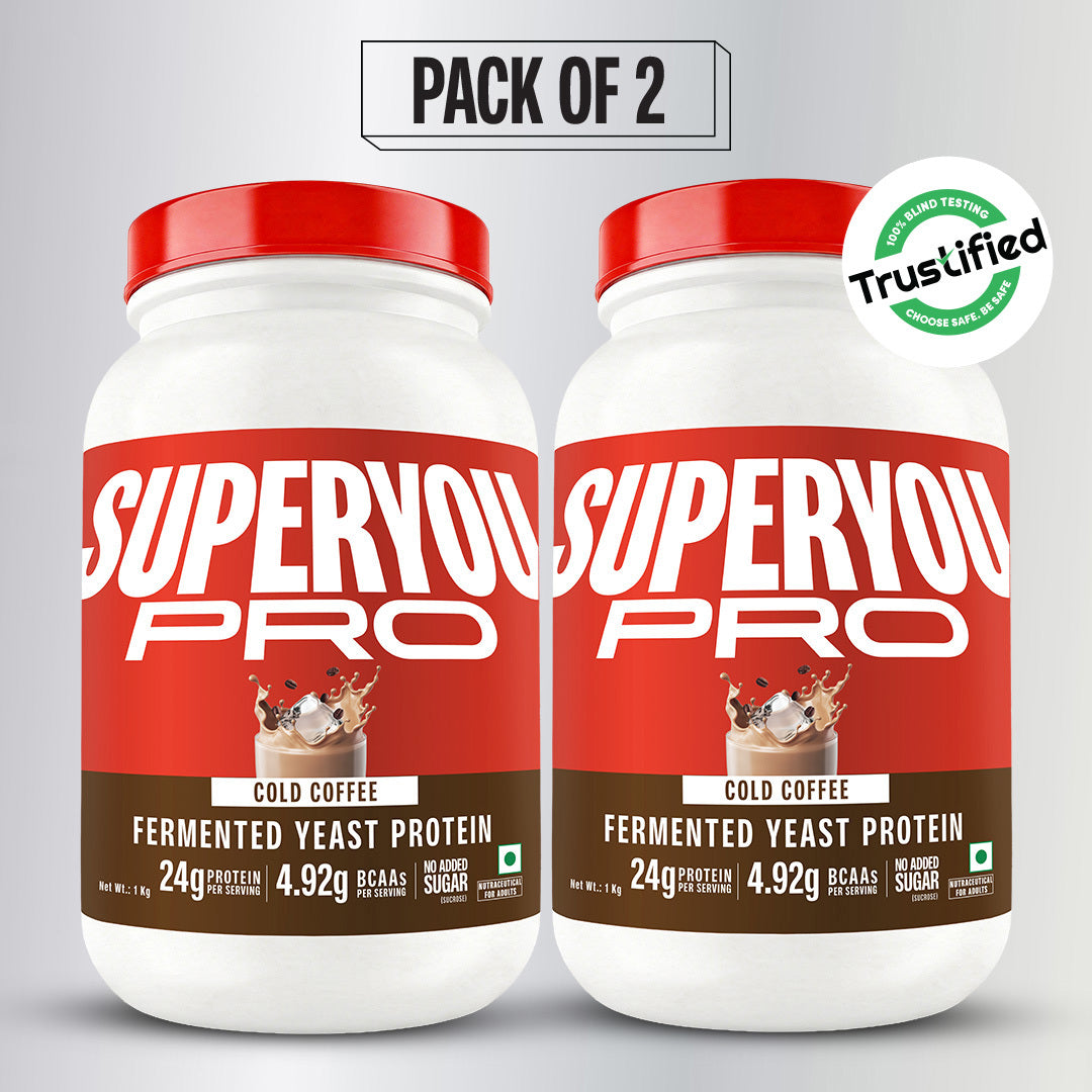 Cold Coffee Fermented Yeast Protein - 1Kg Jar X 2