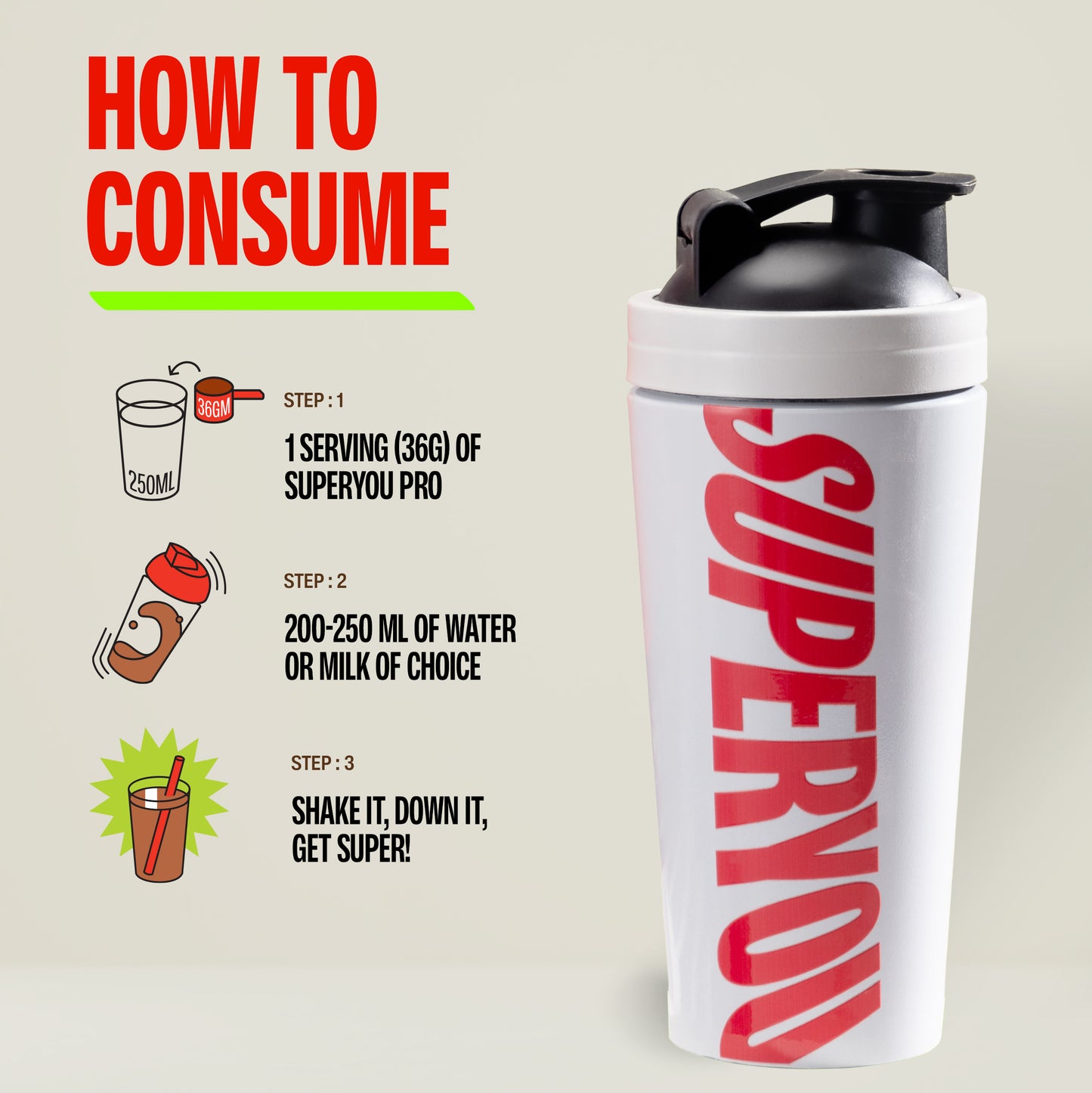 Vanilla Fermented Yeast Protein - 500g