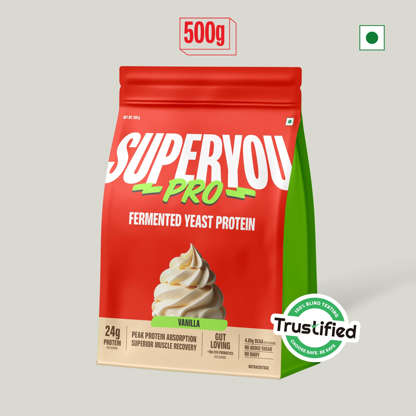 Vanilla Fermented Yeast Protein - 500g